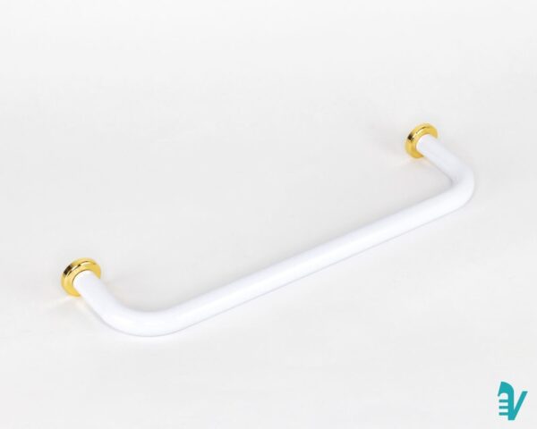 Törölközőtartó - Alfa (fehér/arany, 40 cm)