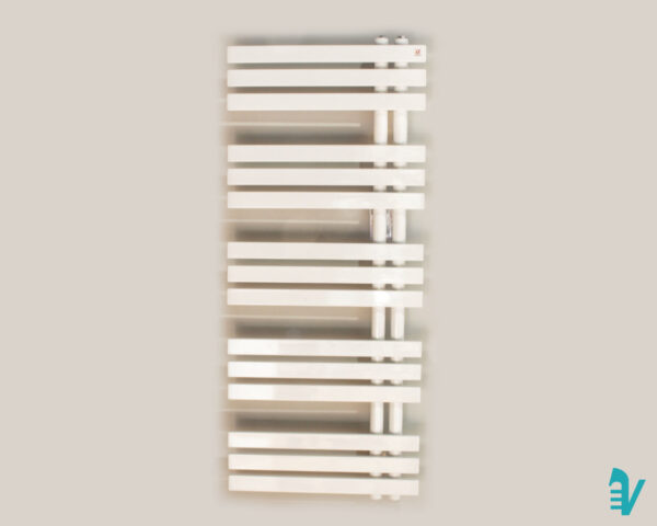 2in1 Radiátor, egyenes, szögletes cső, 120*50 cm